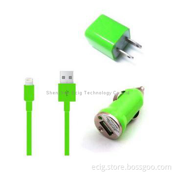 High quality Green fashionable usb car charger for e cig